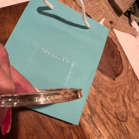 Tiffany & Co. Silver Bangle Bracelet - Picture 2 of 8